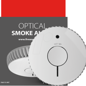 FA6115, FireAngel optiskais dūmu detektors, 10 gadi (5 gadu maināma baterija)